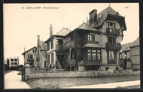 AK Lion-sur-Mer, Villa Genessieux