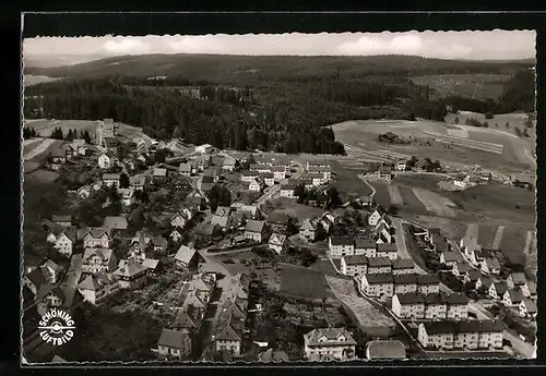 AK St. Georgen /Schwarzw., Ortsansicht vom Flugzeug aus