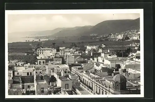 AK Las Palmas, Vista Sur de la Población