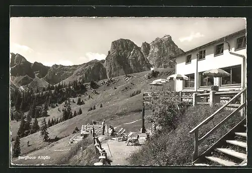 AK Pfronten / Allgäu, Gasthaus Berghaus