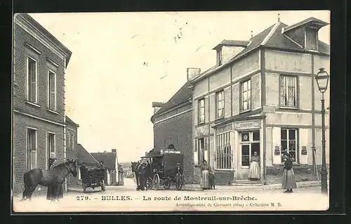 AK Bulles, La route de Montreuil-sur-Brêche