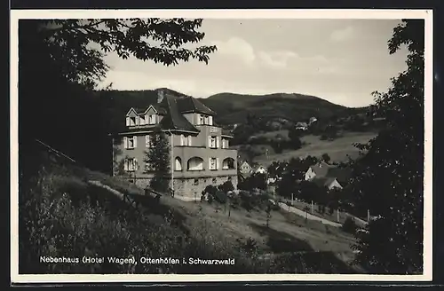 AK Ottenhöfen i. Schwarzwald, Hotel Wagen (Nebenhaus)