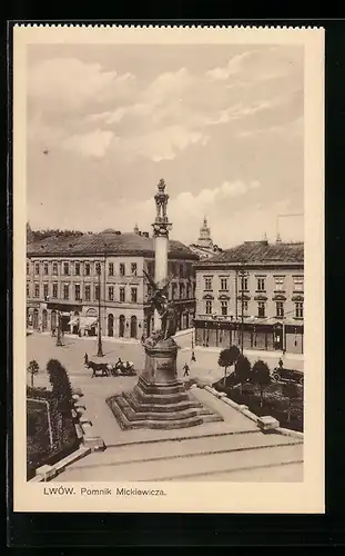 AK Lwöw-Lemberg, Pomnik Micklewicza