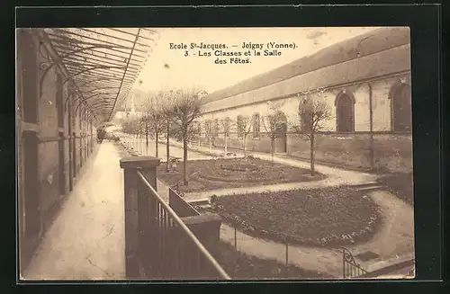 AK Joigny, Ecole St Jacques, Les Classes et la Salle des Fetes