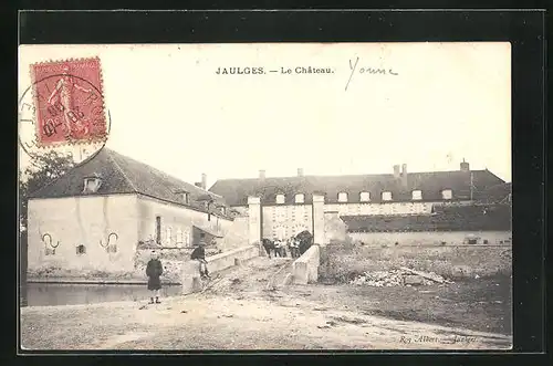 AK Jaulges, Vue et le Chateau