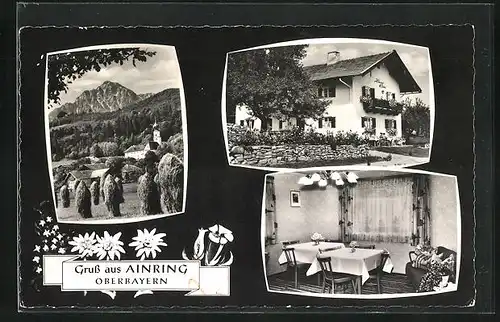 AK Ainring /Oberbayern, Hotel Haus Resi