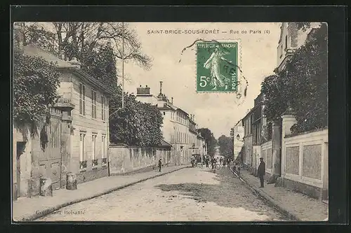 AK Saint-Brice-sous-Foret, Rue de Paris