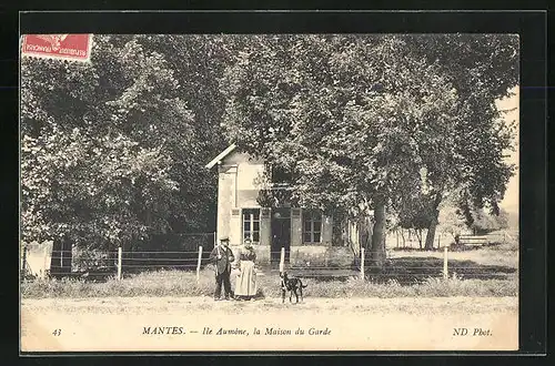 AK Mantes, Ile Aumône, la Maison du Garde