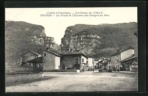 AK Cognin, La Place et l`Entrée des Gorges de Nan