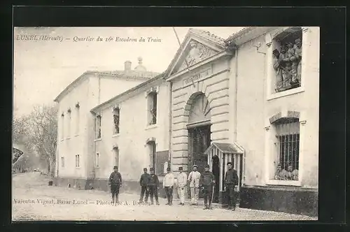 AK Lunel, Quartier du 16e Escadron du Train