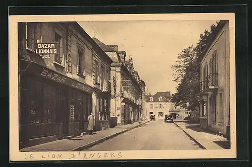 AK Le Lion d`Angers, La rue du Marché