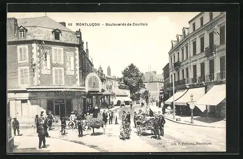 AK Montlucon, Boulevards de Courtais