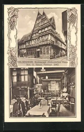 AK Hildesheim, Restaurant Altdeutsches Haus