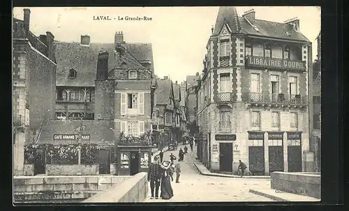 AK Laval, La Grande-Rue, Strassenpartie