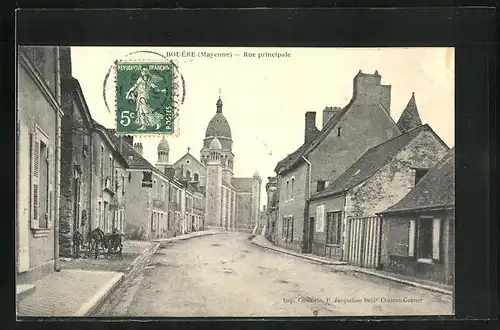 AK Bouère, Rue principale, Strassenpartie