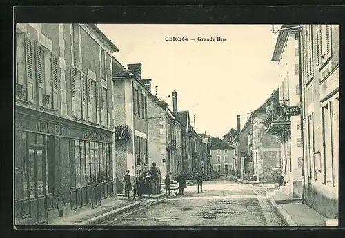 AK Chichèe, Grande Rue, Strassenpartie