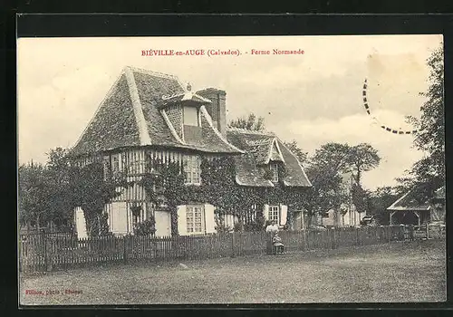 AK Biéville-en-Auge, Ferme Normande