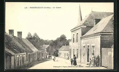 AK Maisoncelles, Le Centre, Blick in den Ort