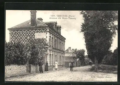 AK Conches, Avenue du Bosc-Tenney et Dubonnet