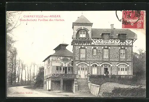 AK Corneville-sur-Risles, Hostellerie et Pavillon des Cloches