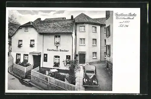 AK Waldbreitbach, Gasthaus Becker