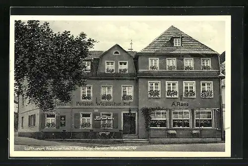 AK Waldbreitbach / Wied, Hotel-Pension Wiedischer Hof