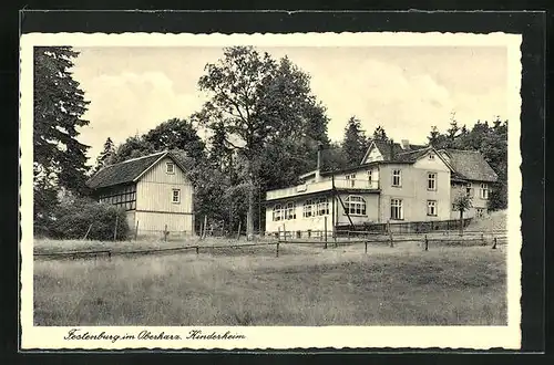 AK Festenburg / Oberharz, Blick zum Kinderheim