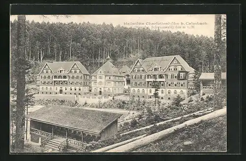 AK Calmbach / Schwarzwald, Heilstätte Charlottenhöhe