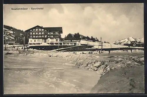 AK Saanenmöser, Winter-Partie am Sporthotel