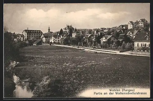 AK Wohlen, Partie an der Waltenschwilerstrasse