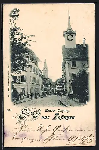 AK Zofingen, Unterer Eingang