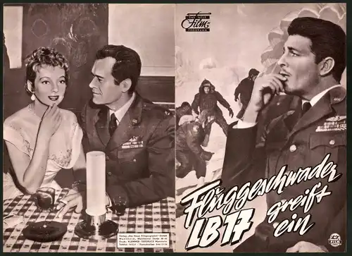 Filmprogramm DNF, Fluggeschwader LB 17 greift ein, Dale Robertson, Evelyn Keyes, Drehbuch John D. Klorer und N. Richard