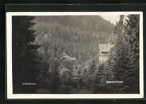 Foto-AK Kremnica, Motiv vom Sanatorium