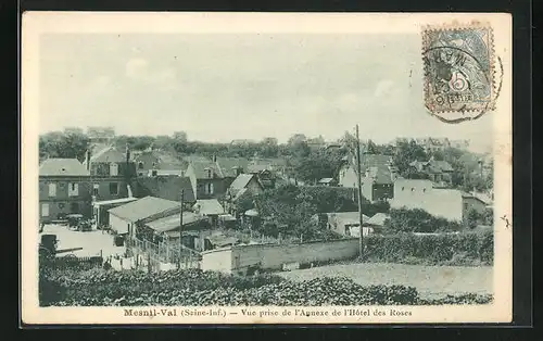 AK Mesnil-Val, Vue prise de l`Annexe de l`Hotel des Roses