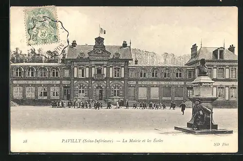 AK Pavilly, La Mairie et les Écoles
