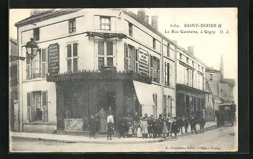 AK Saint-Dizier, La Rue Gambetta