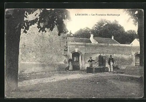 AK Lesches, Bewohner am Sulfurbrunnen