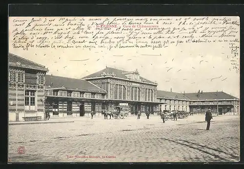 AK St. Etienne, Gare de Châteaucreux, Bahnhof