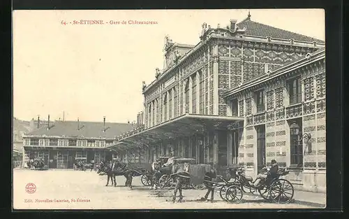 AK St-Étienne, Gare de Châteaucreux, Bahnhof