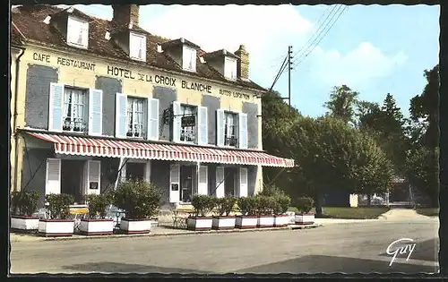 AK Donnemarie-en-Montois, Hotel de la Croix Blanche