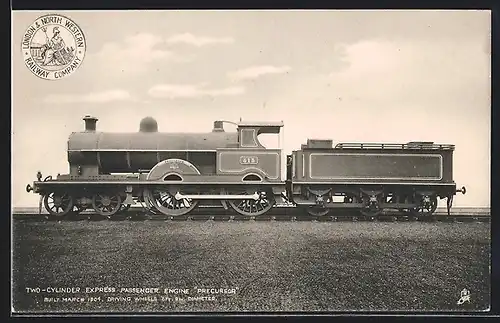 AK Two-Cylinder Express Passenger Engine Precursor, London & North Western Railway Company