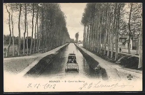 AK Bourges, canal du Berry