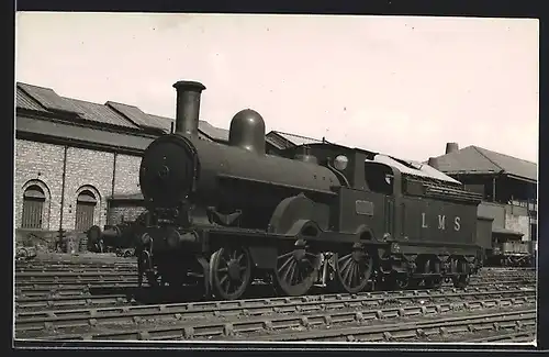 AK Englische Eisenbahn-Lokomotive der LMS