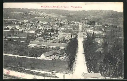 AK Fleury-sur-Andelle, Vue générale