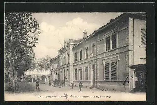 AK Ampuis, Écoles et Mairie