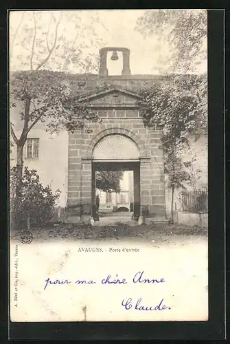 AK Avauges, Porte d'entrée