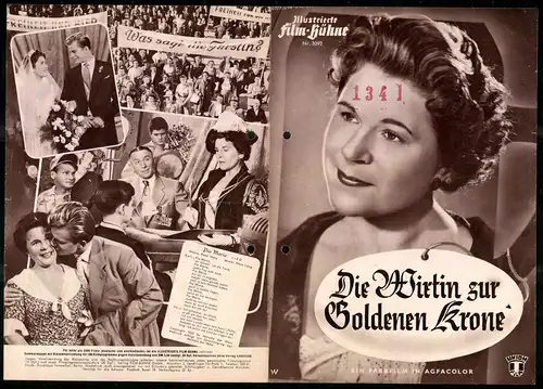 Filmprogramm IFB Nr, 3092, Die Wirtin zur goldenen Krone, Paula Wessel, Christian Hörbiger, Regie Theo Lingen