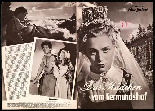 Filmprogramm IFB Nr, 1736, Das Mädchen vom Germundshof, Mai Zetterling, Als Kjellin, Regie Gustaf Edgren