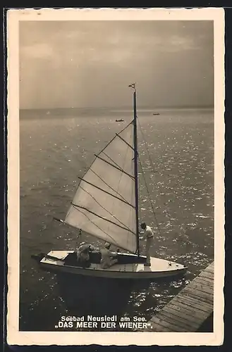 AK Neusiedl am See, Segelboot am Seesteg