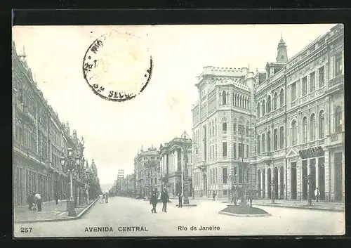 AK Rio de Janeiro, Avenida Central, Geschäftshaus F. Upton & Co.